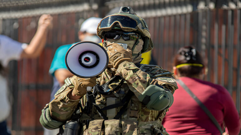 LA National Guard: Critical Standoff